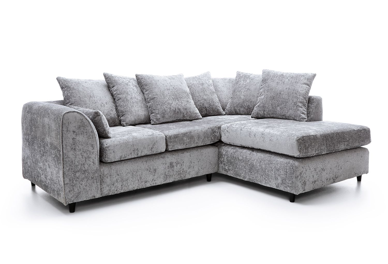 Harriet Crushed Chenille Corner Sofa