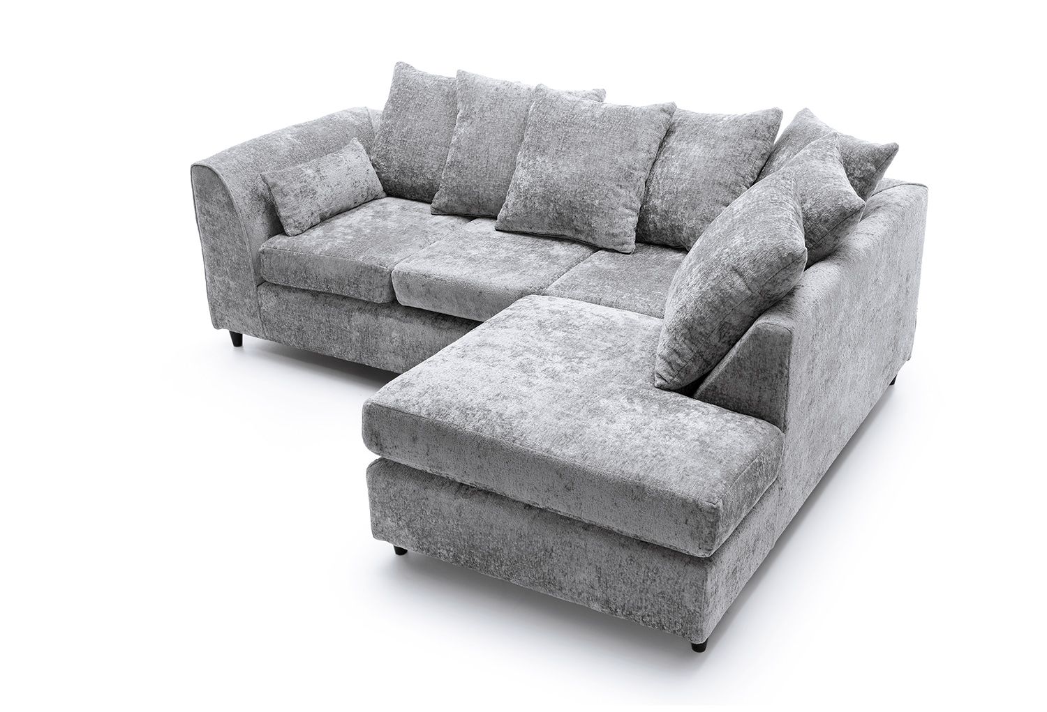 Harriet Crushed Chenille Corner Sofa
