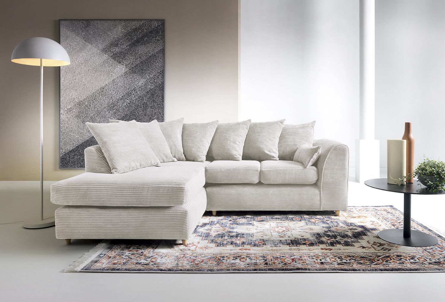 Jumbo Cord Corner Sofa