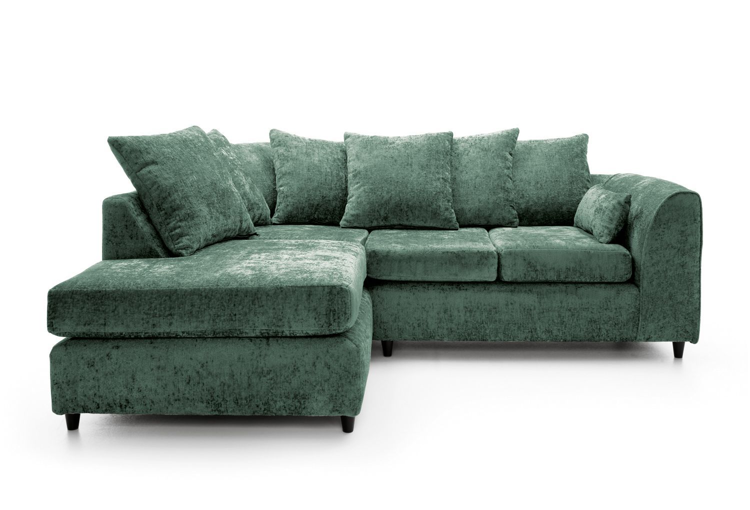 Harriet Crushed Chenille Corner Sofa