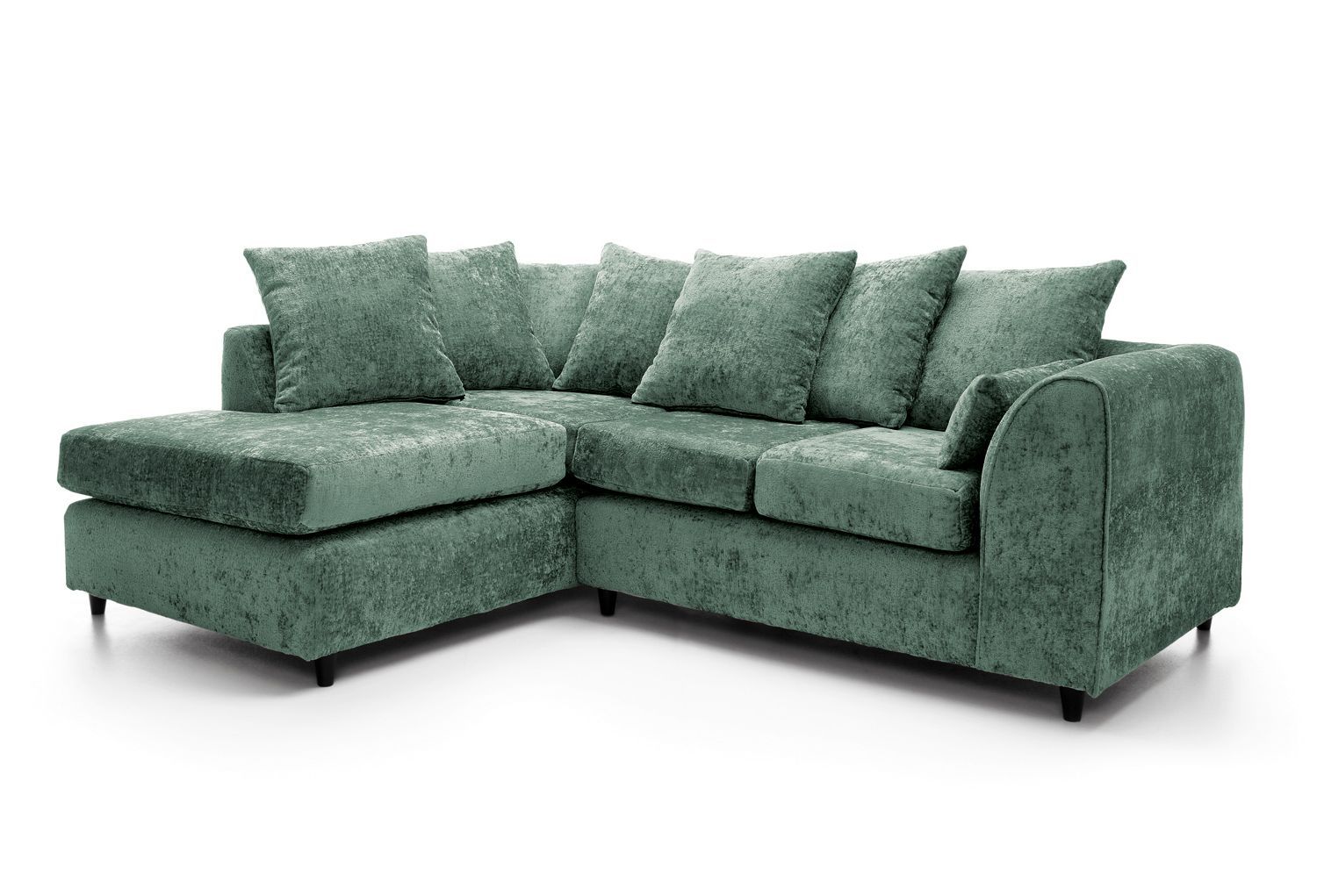 Harriet Crushed Chenille Corner Sofa